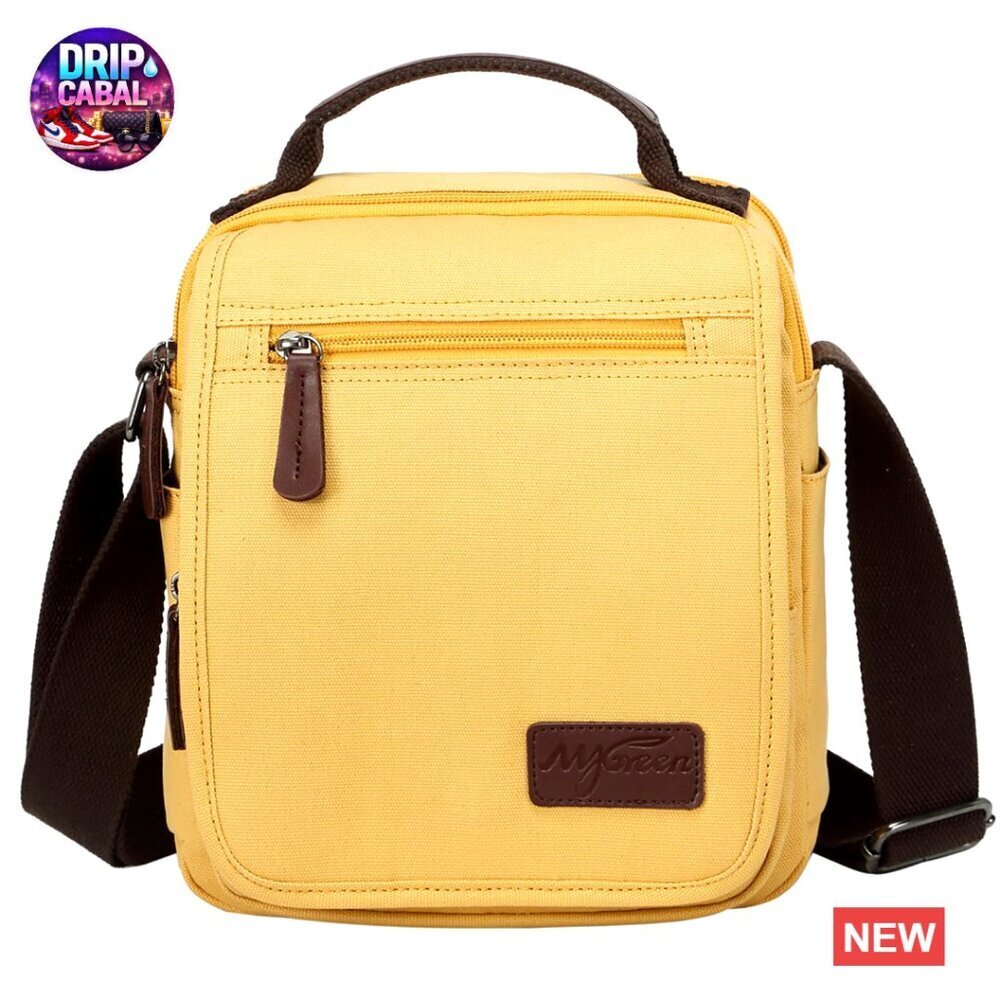Vintage Canvas Messenger Bag Crossbody Satchel Work Travel Durable Chic